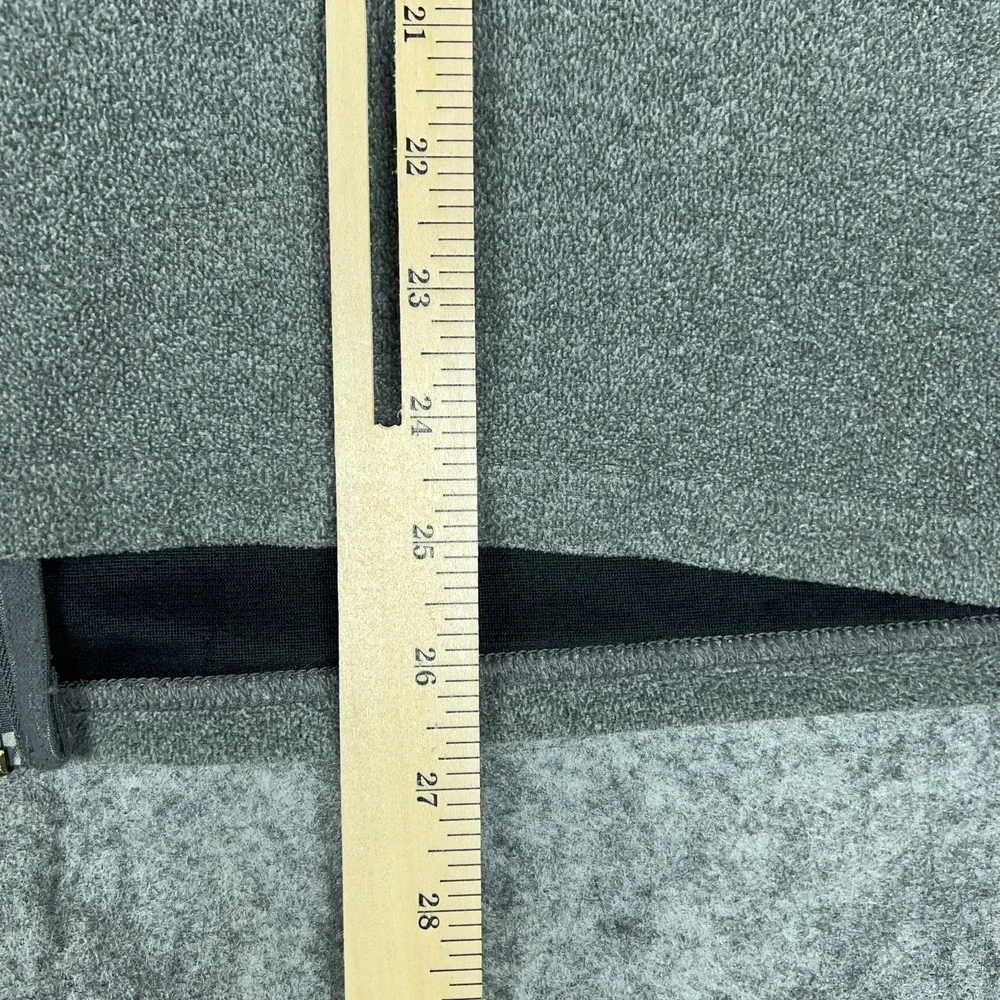 LL Bean Sweater Jacket Mens Large‎ Gray Trail Fleece Full Zip Pockets Outdoors
